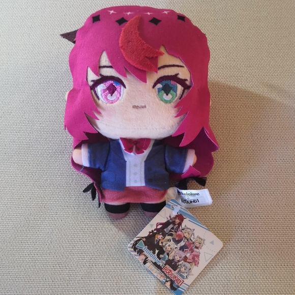 Hololive x Round 1 Collab IRyS plush Medium Prize 5.9" Vtuber USA RELEASE ONLY - Picture 1 of 9